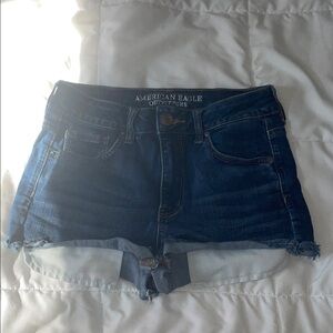 American Eagle Outfitters Dark Blue Jean Shorts size 10